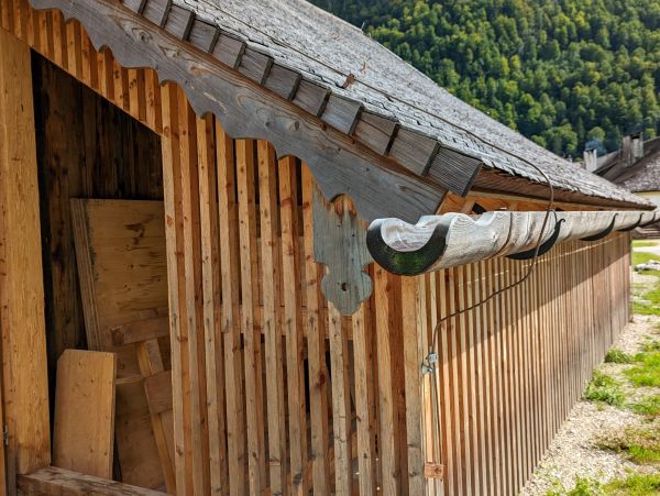 Professional Wood Gutter Installation